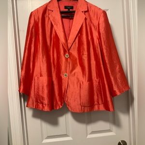 Women’s lined 75% silk blazer